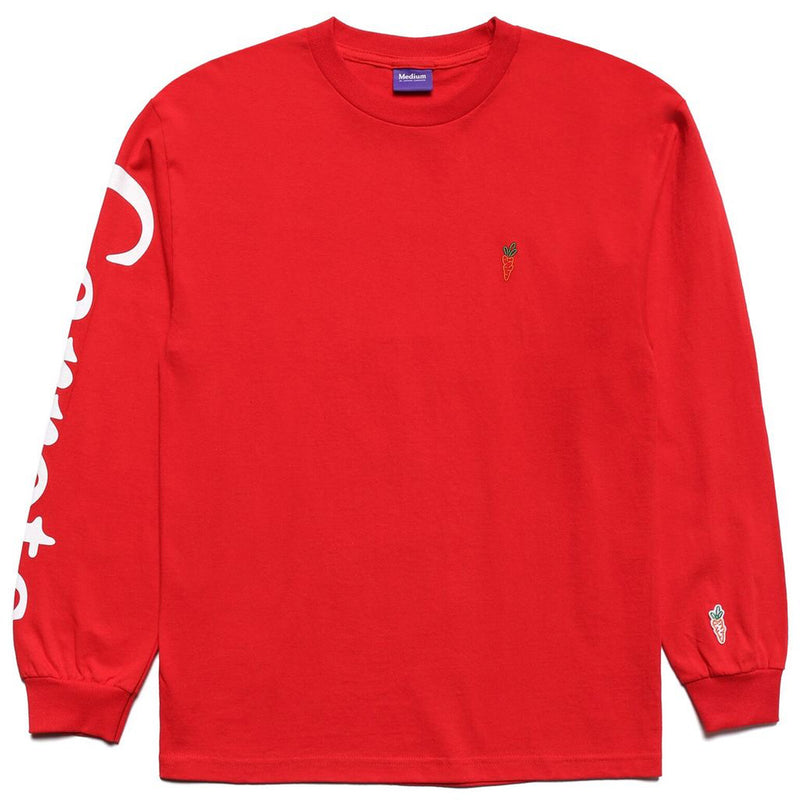 Carrots Logo Long Sleeve (Red)