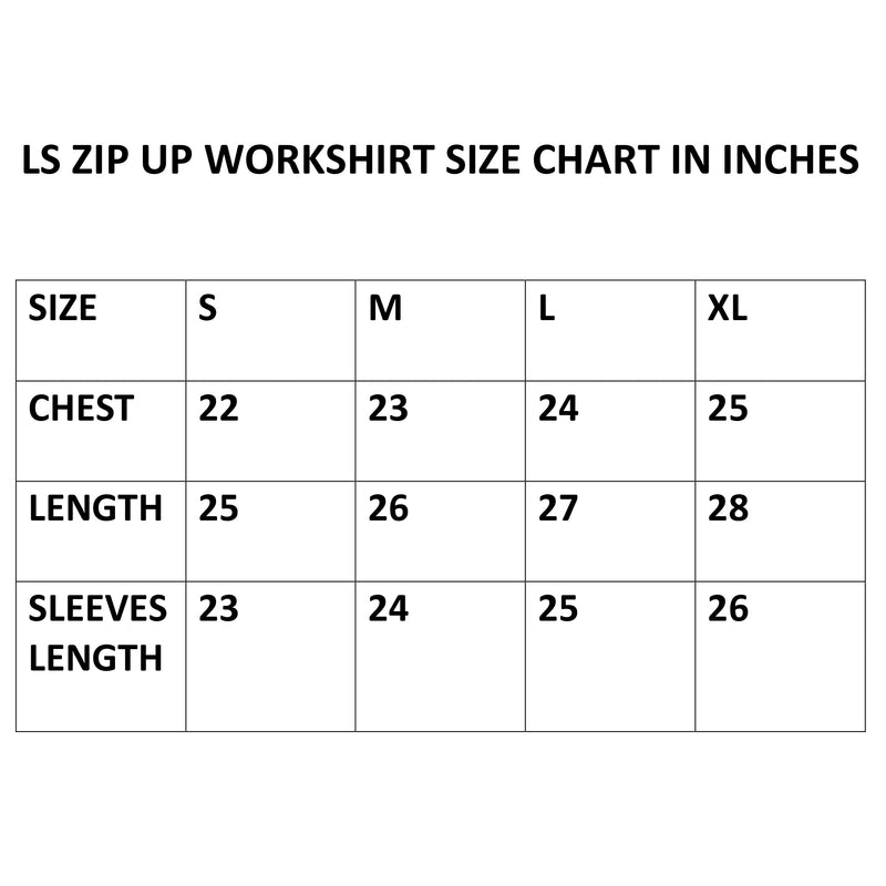 LS Zip Workshirt