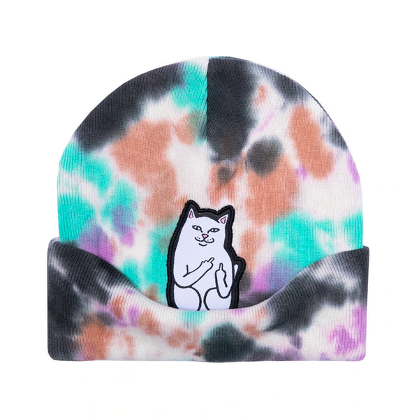 Lord Nermal Beanie (Black / Mint Tie Dye)