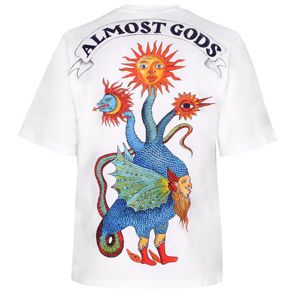 Almost Gods Monster Tee (White)