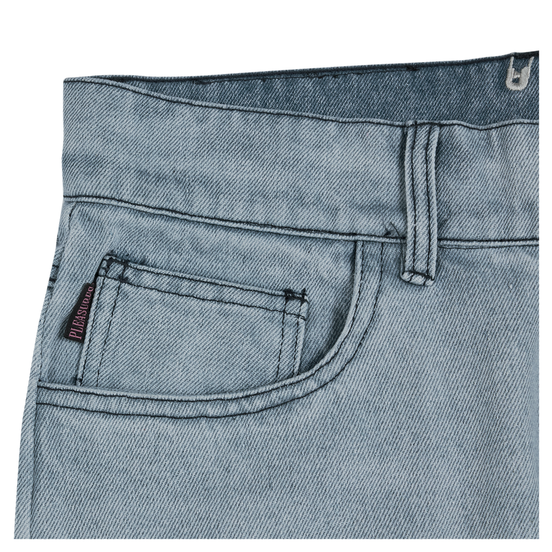 SAFETY PIN 5 POCKET DENIM (Blue)