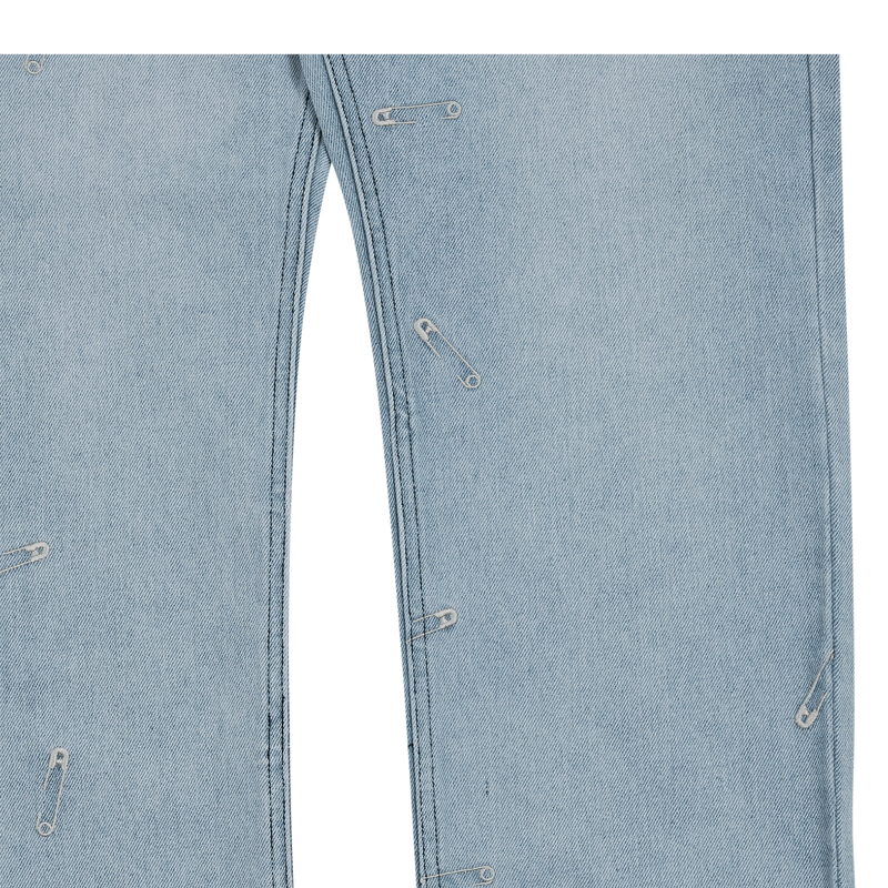 SAFETY PIN 5 POCKET DENIM (Blue)