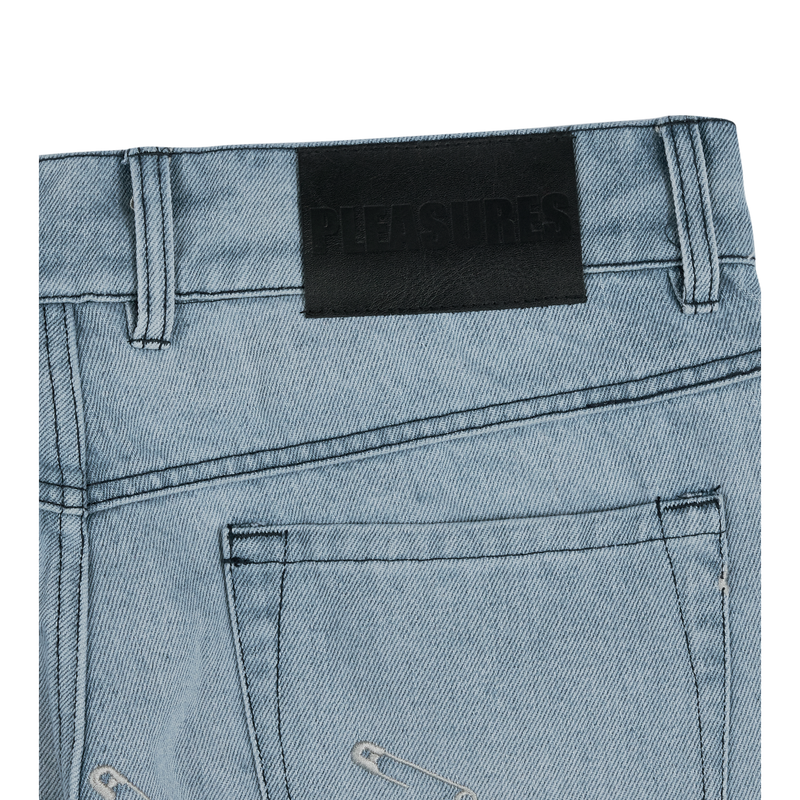 SAFETY PIN 5 POCKET DENIM (Blue)