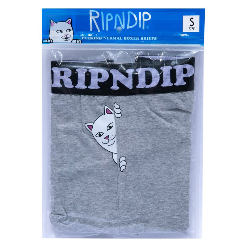 Peek A Nermal Boxers (Grey)