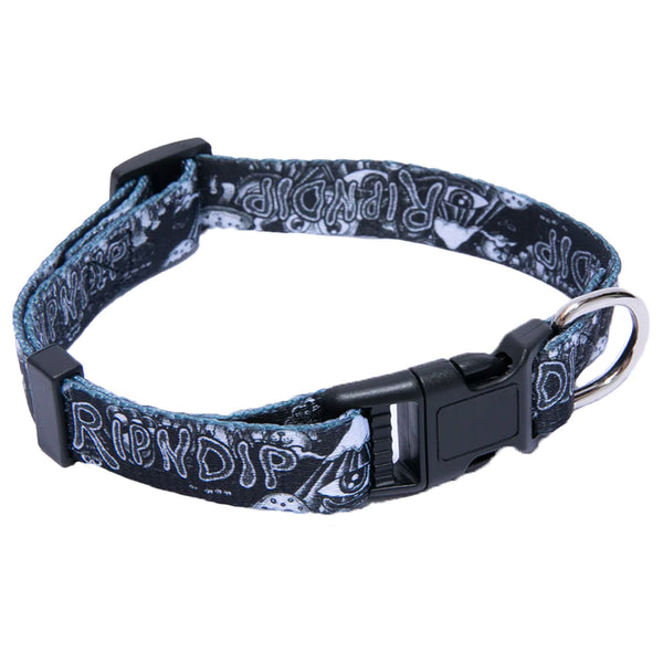 Dark Twisted Fantasy Pet Collar (Black/White)