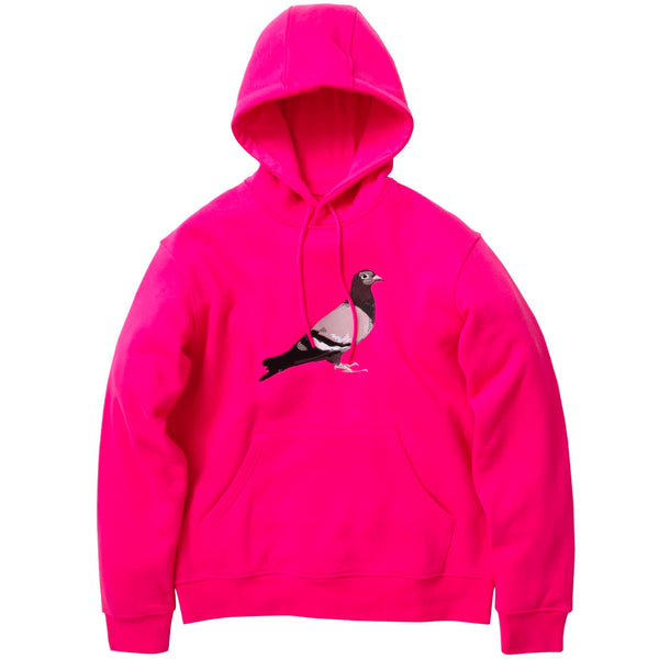 Pigeon Logo Hoodie (Ruby Red)