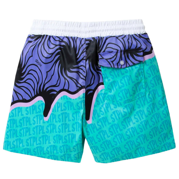 All Over Print Swim Shorts (Mint)