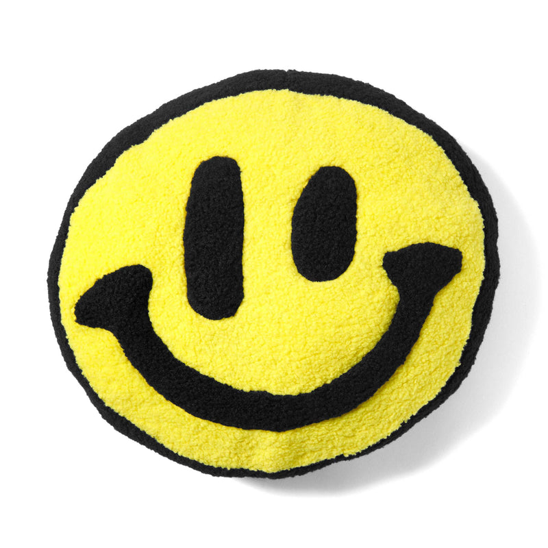 SMILEY COLLAGE CHENILLE PILLOW