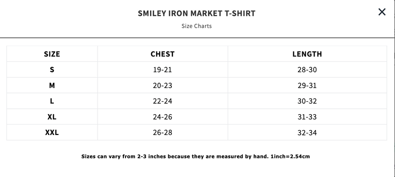 SMILEY® IRON MARKET TEE