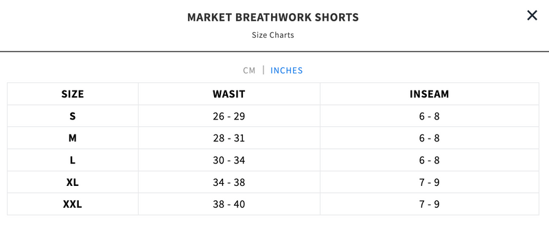 MARKET BREATHWORK SHORTS