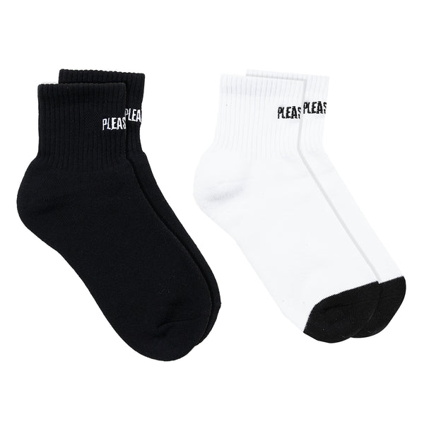 Socks - 2 Pack (Black + White)
