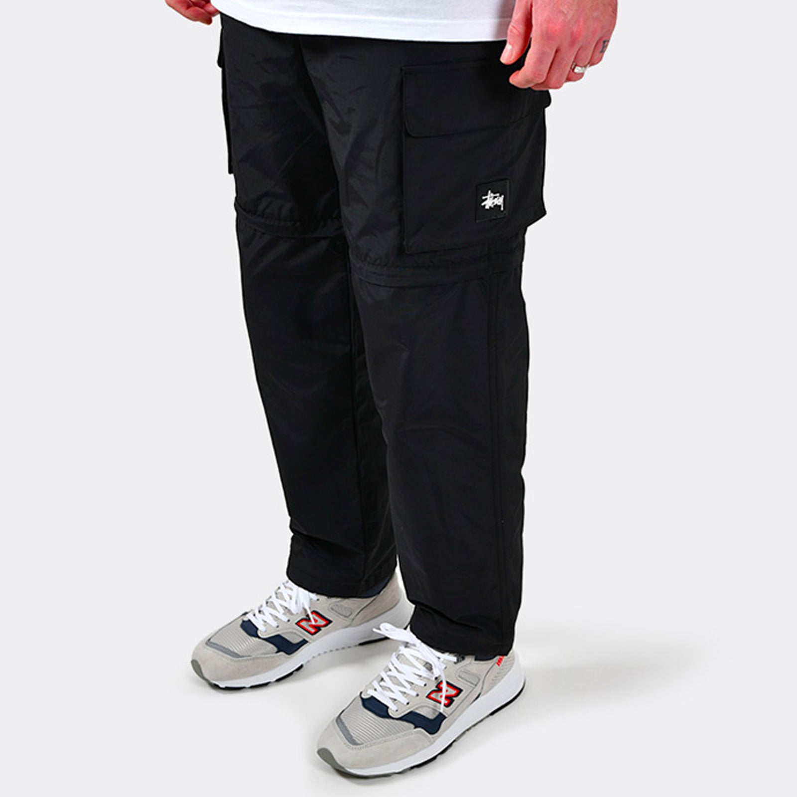 Stussy Zip Off Cargo Pant (Black) – Capsul STUSSY Logo Nylon Cargo