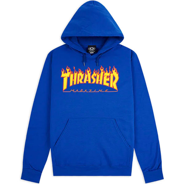 Flame logo hoodie (Blue)