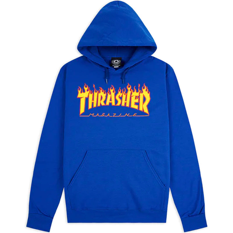 Flame logo hoodie (Blue)