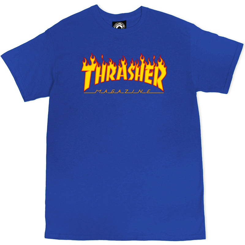 Flame Logo Tee (Royal Blue)