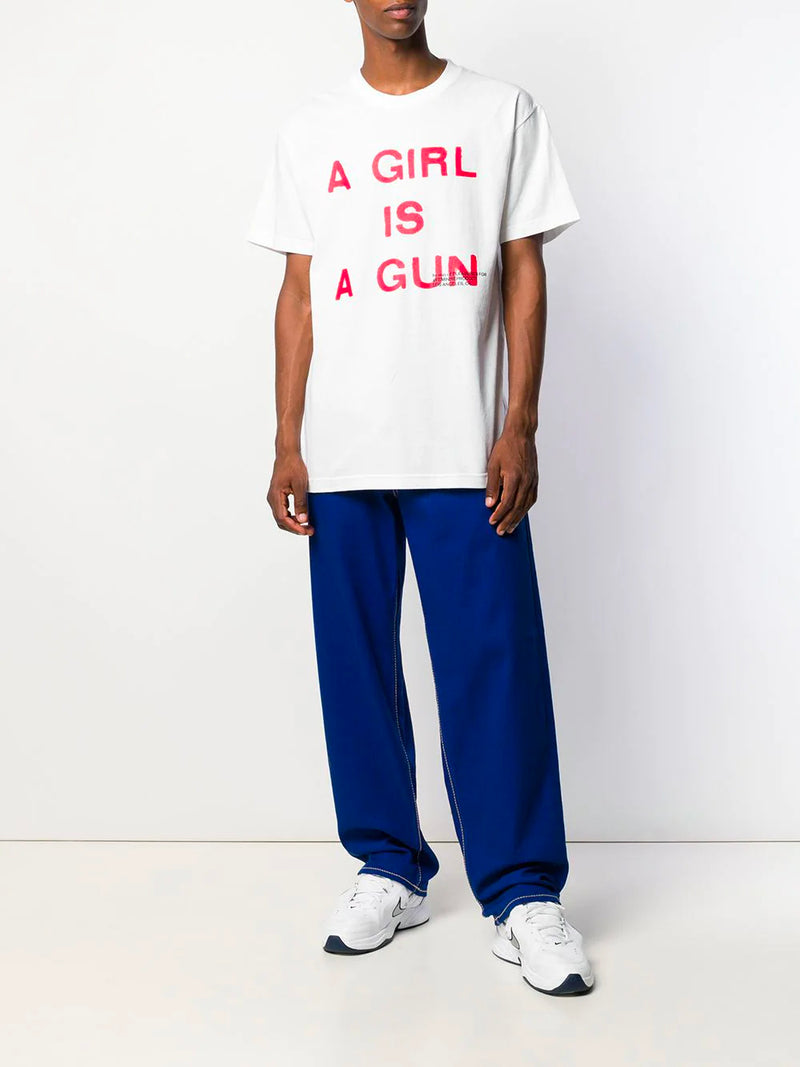 Girl Is A Gun Tee (White)