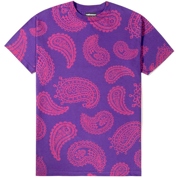 Vides Paisley Tee (Purple)