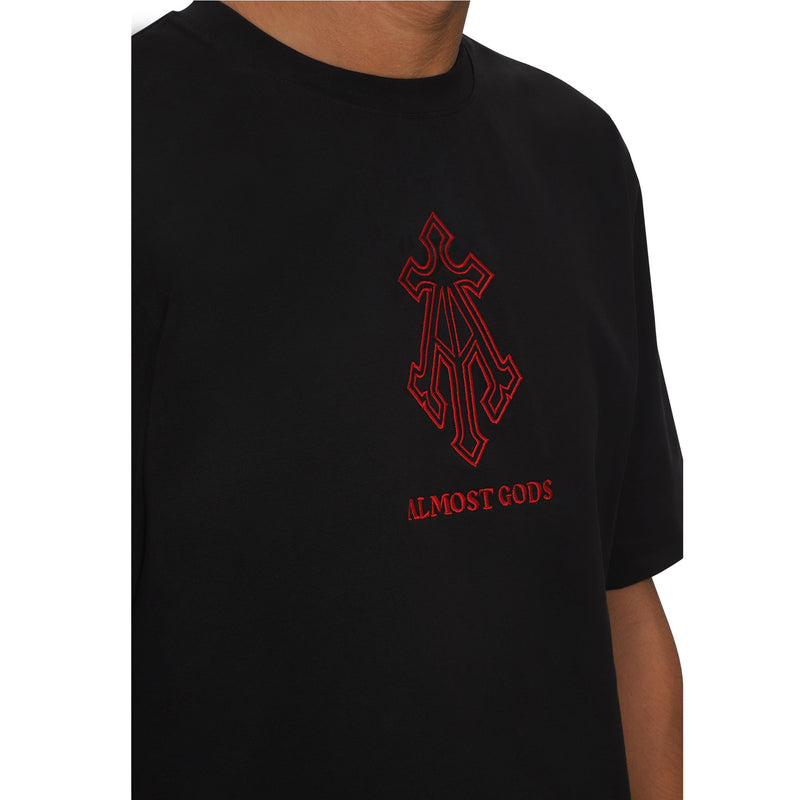 Alpha Cross R Logo ALPHA CROSS EMBROIDERED TEE – Capsul