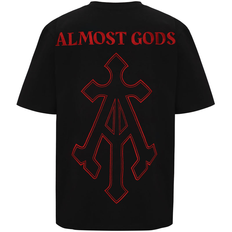 Alpha Cross R Logo ALPHA CROSS EMBROIDERED TEE – Capsul