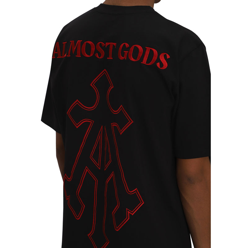 Alpha Cross R Logo ALPHA CROSS EMBROIDERED TEE – Capsul