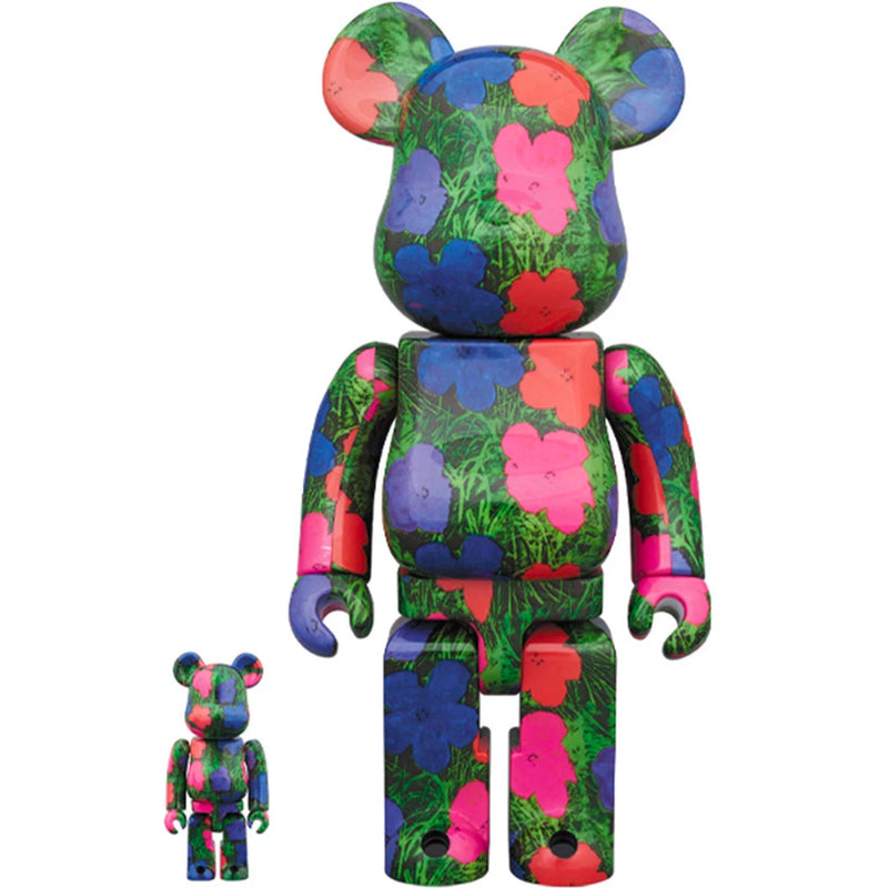 Be@rbrick Andy Warhol "Flowers"