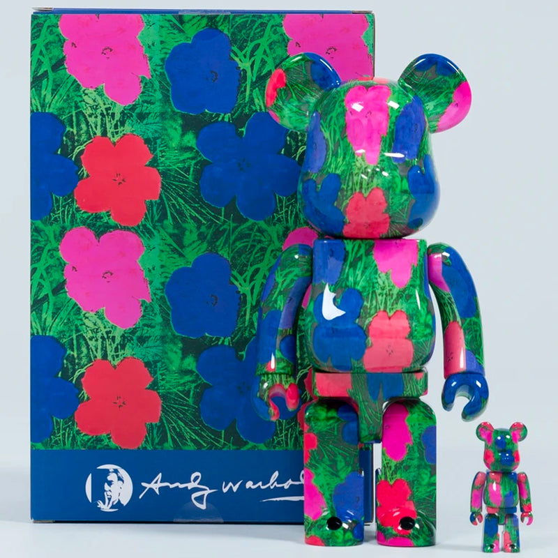 Be@rbrick Andy Warhol "Flowers"