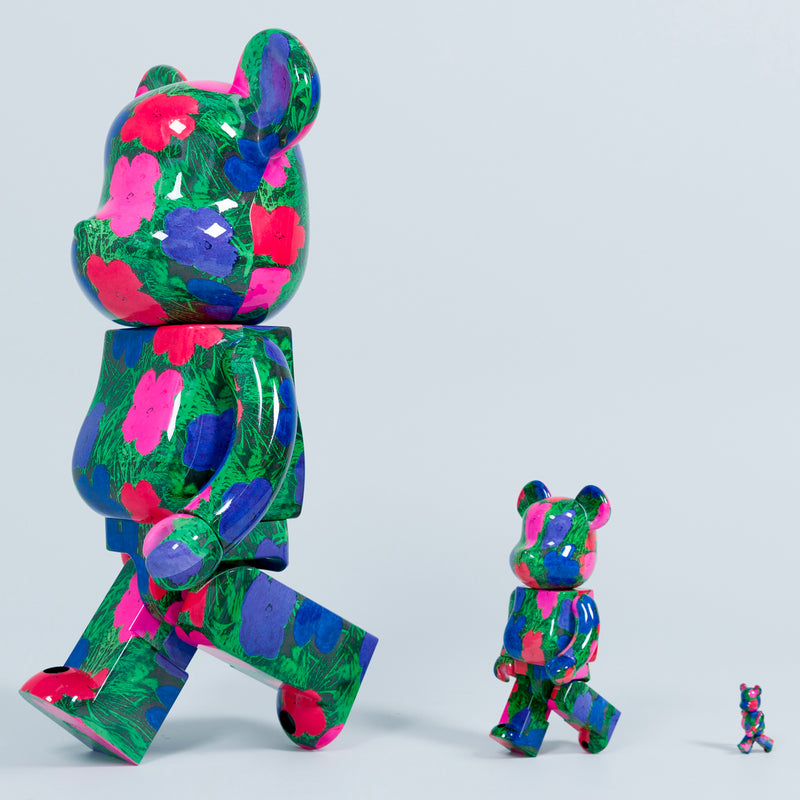 Be@rbrick Andy Warhol "Flowers"