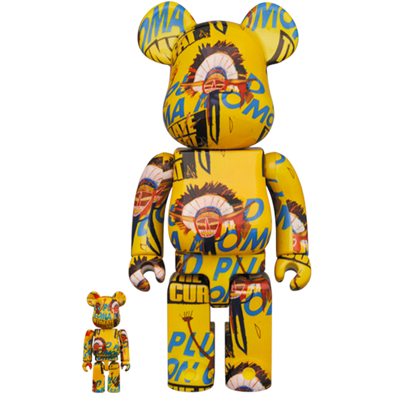 Be@rbrick Andy Warhol x Jean-Michel Basquiat #3 100% & 400%