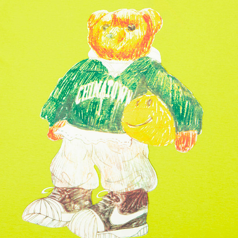 Bear Sketch Tee (Lime Yellow)