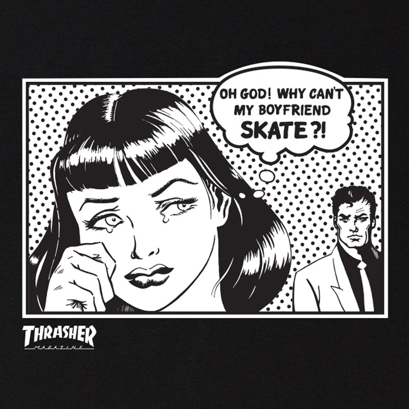 Thrasher Boyfriend Tee (Black)
