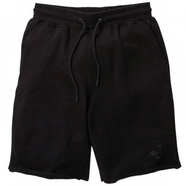 Garment Washed Pigeon Shorts (Black)