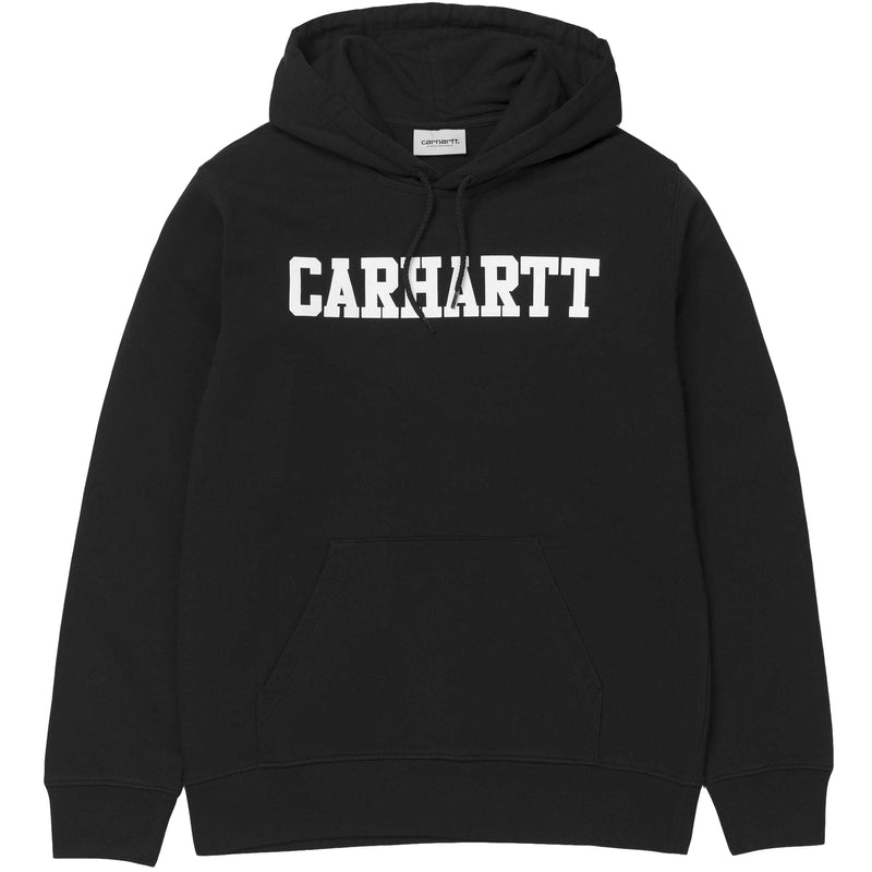 Hooded College Sweat (Black)