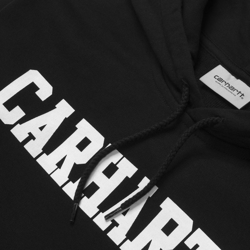 Hooded College Sweat (Black)