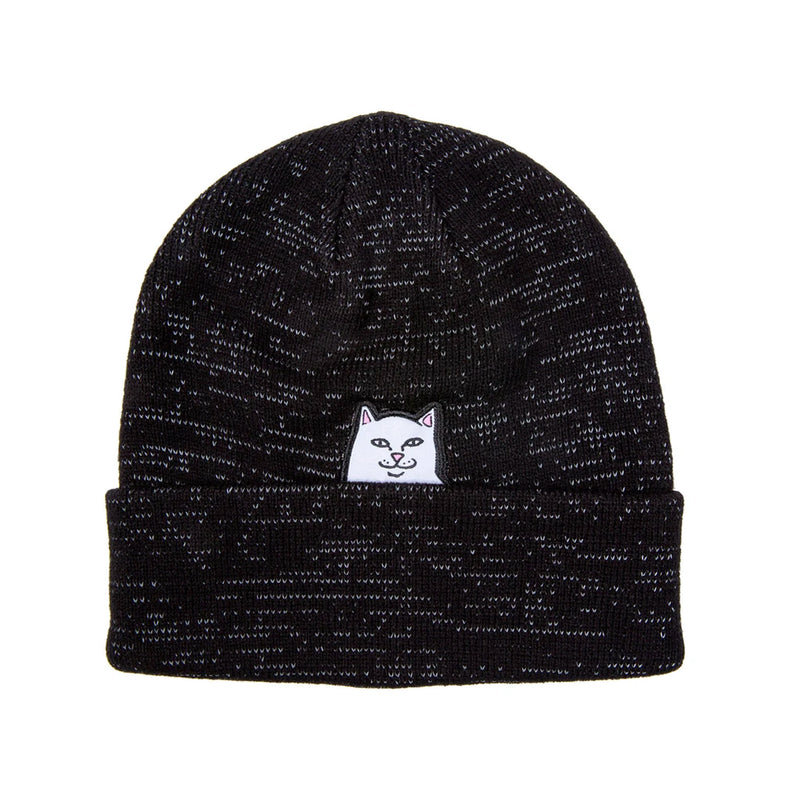 Lord Nermal Beanie (Black Reflective Yarn)