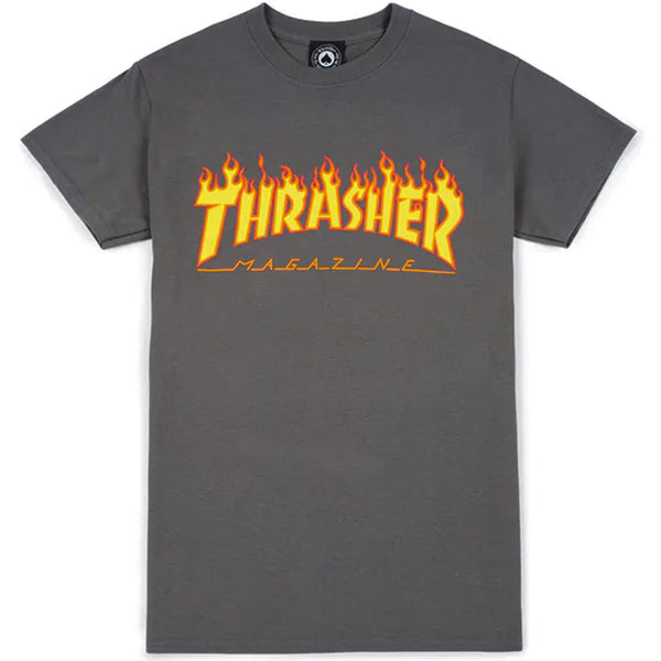 Flame Logo Tee (Charcoal)