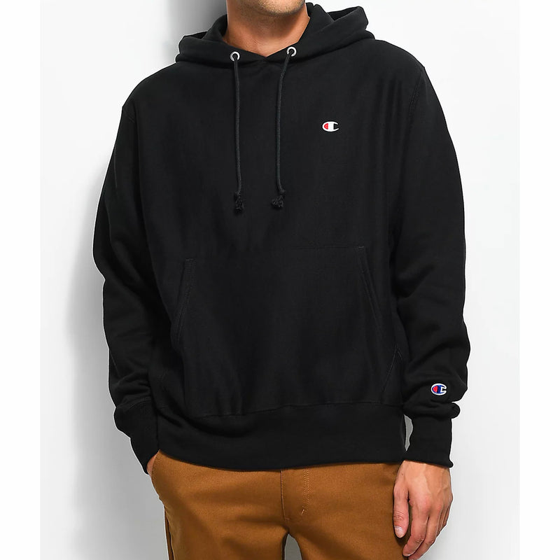 Reverse Weave PO Hoodie (Black)