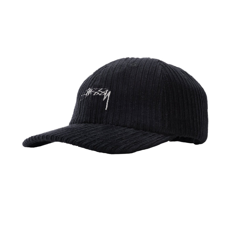 Stussy Cord Low Pro Cap Black (Black)