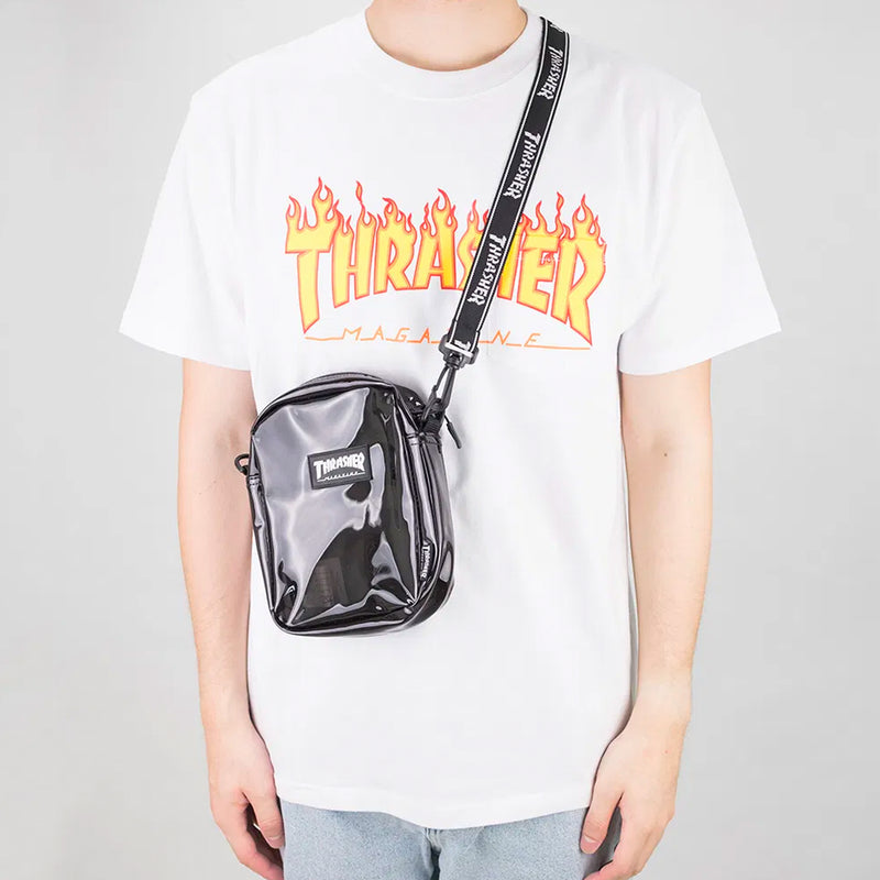 Thrasher Hometown Clear Shoulder Bag (Black)