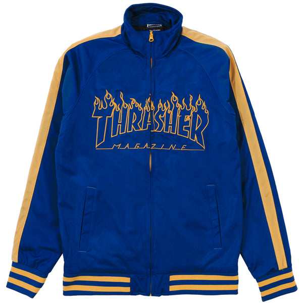 Outline Flame Track Jacket (Navy)