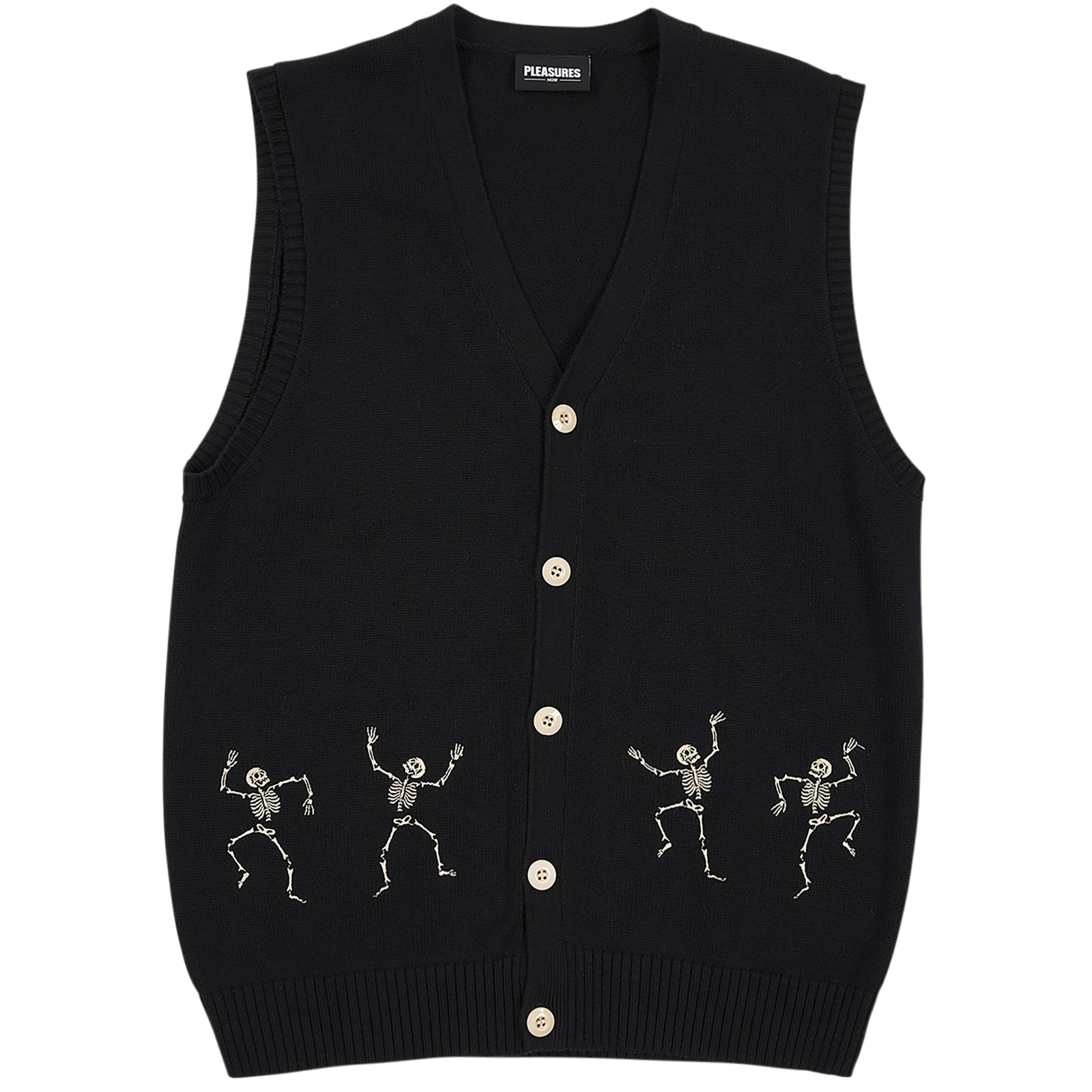 【GRAVER】23SS★ Baseball Black Logo Embroidery Knit Vest 12170__81732.1735850521.386.