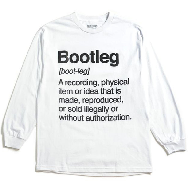 Bootleg L/S Tee (White)