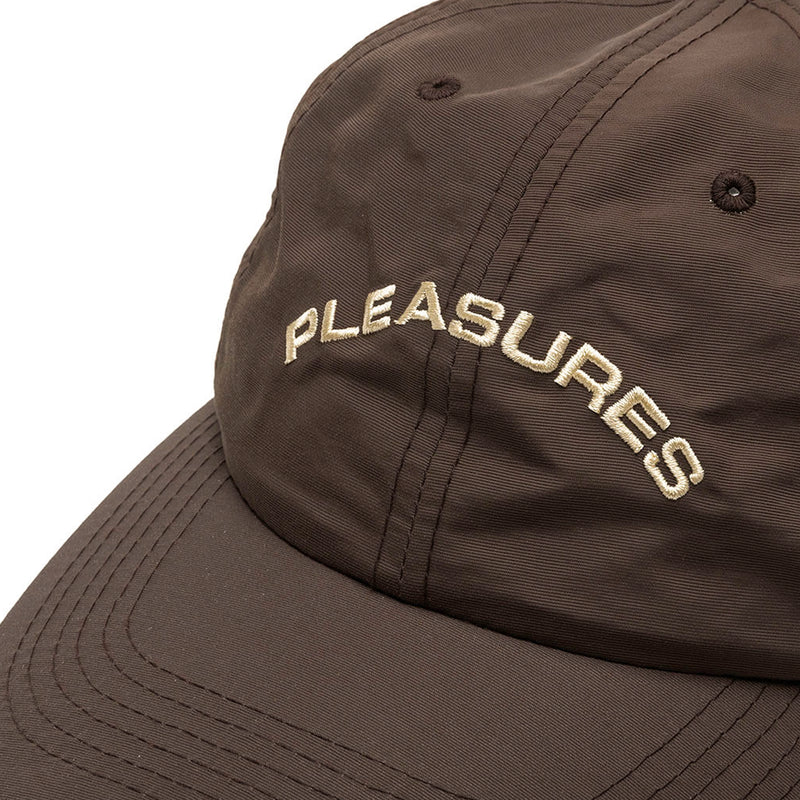 PLEASURES Nylon Cap (Brown)