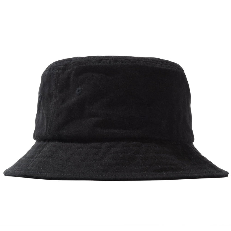 Stussy Stock Canvas Bucket Hat (Black)