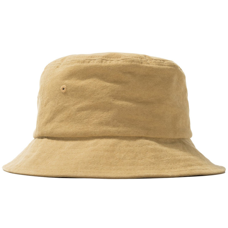 Stussy Stock Canvas Bucket Hat (Yellow)