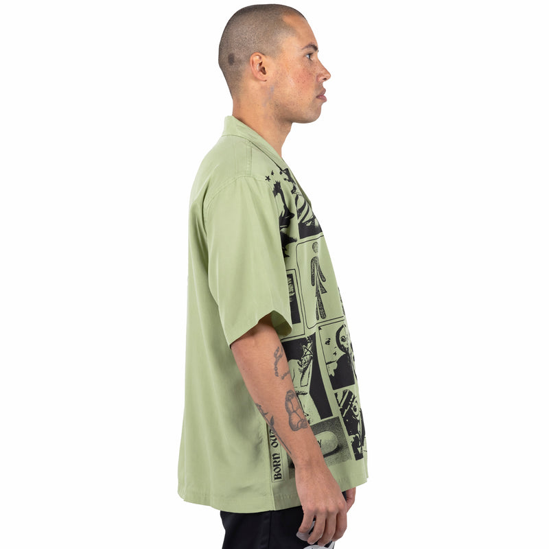 CHOICES CAMP COLLAR Shirt (Green)