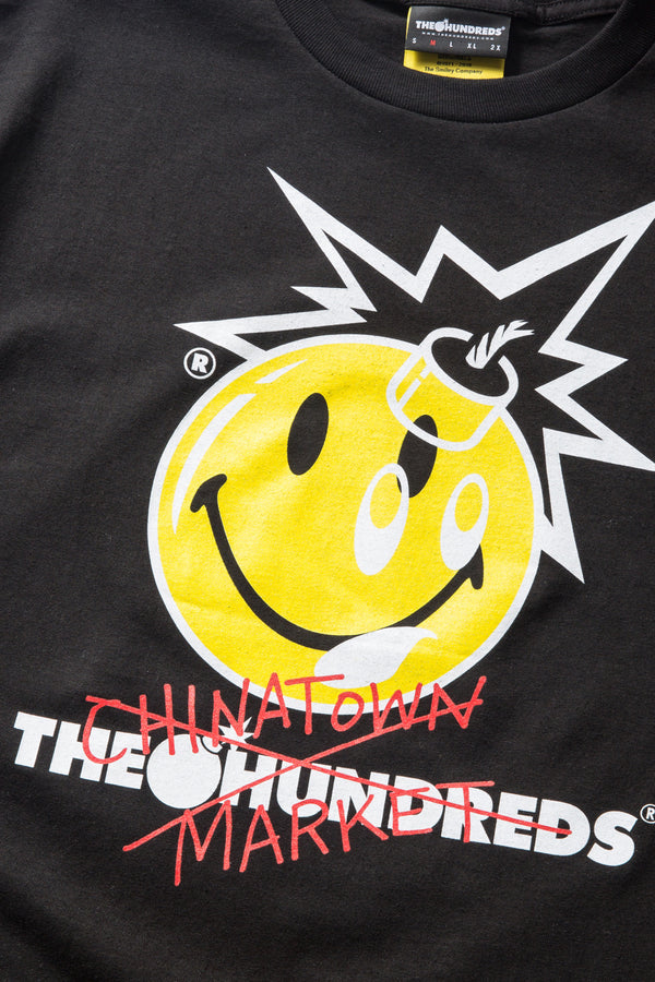 Chinatown Market X The Hundreds Crossout Adam Tee (Black)