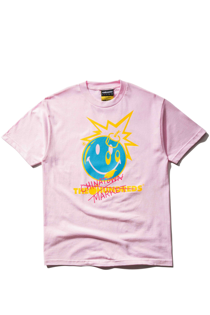 Chinatown Market X The Hundreds Crossout Adam Tee (Pink)