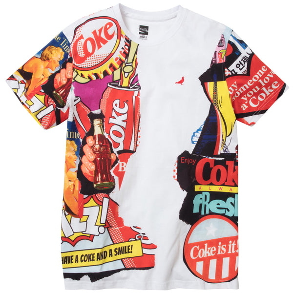 Staple Pigeon X Coca-Cola Collage Tee