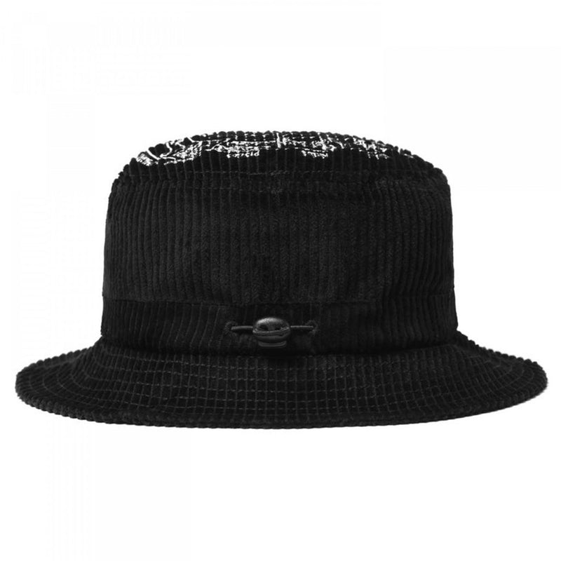 Corduroy Zodiac Bucket Hat (Black)