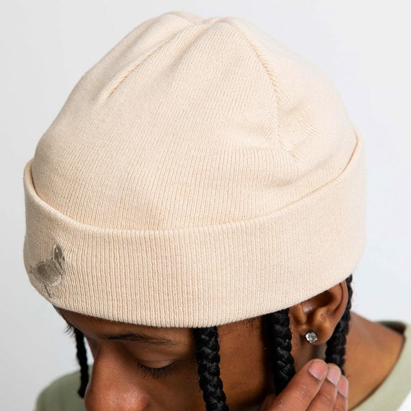 Broadway Pigeon Beanie (Cream)